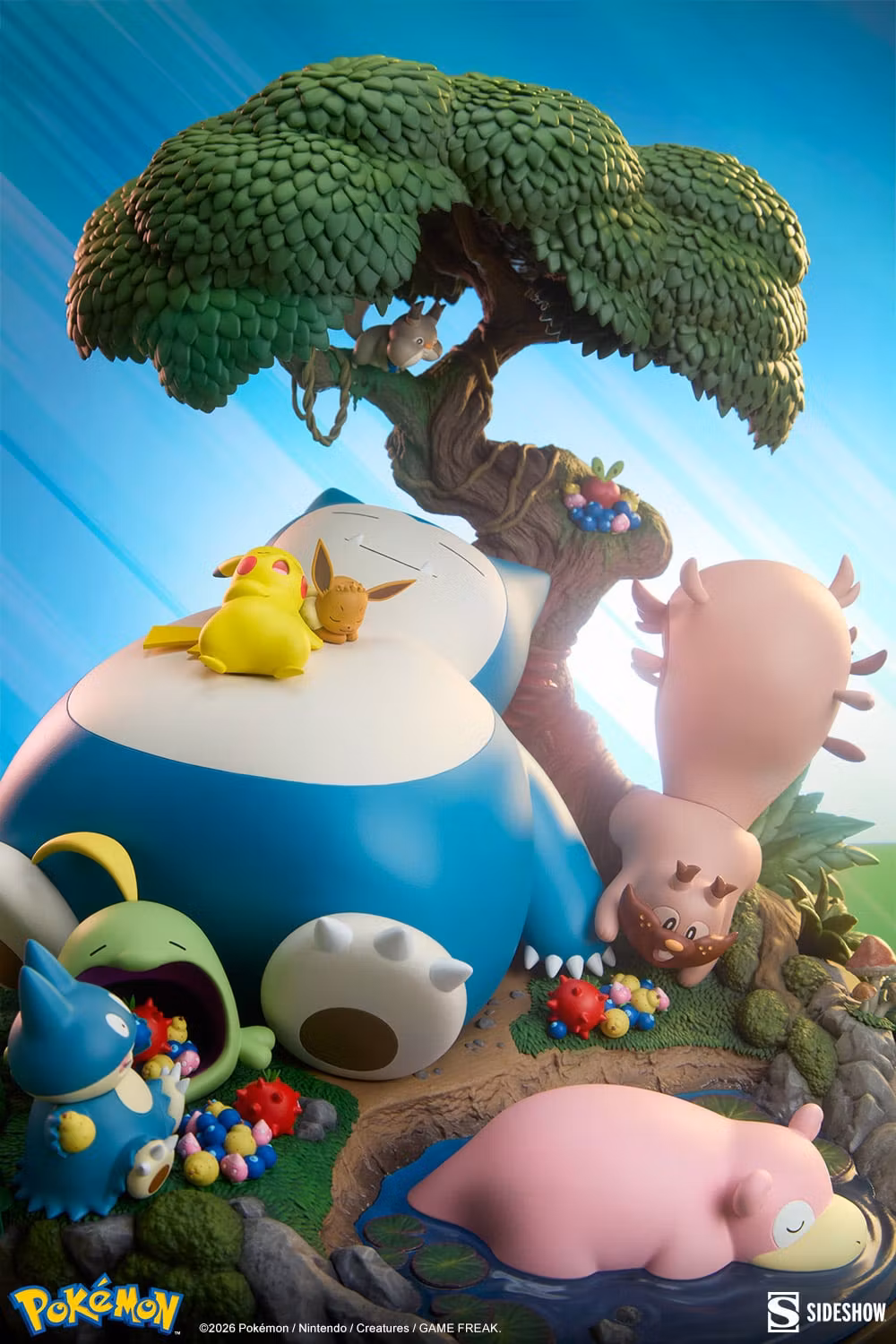 Pokemon Snorlax Diorama