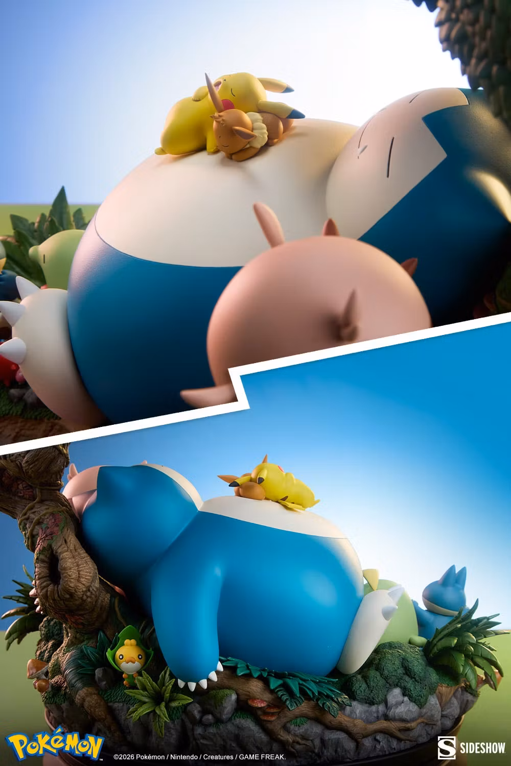 Pokemon Snorlax Diorama