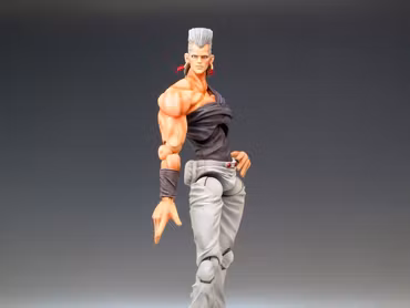 JoJo's Bizarre Adventure: Stardust Crusaders Super Action Statue Jean Pierre Polnareff Action Figure (2nd Rerelease)