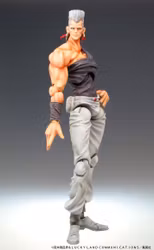 JoJo's Bizarre Adventure: Stardust Crusaders Super Action Statue Jean Pierre Polnareff Action Figure (2nd Rerelease)