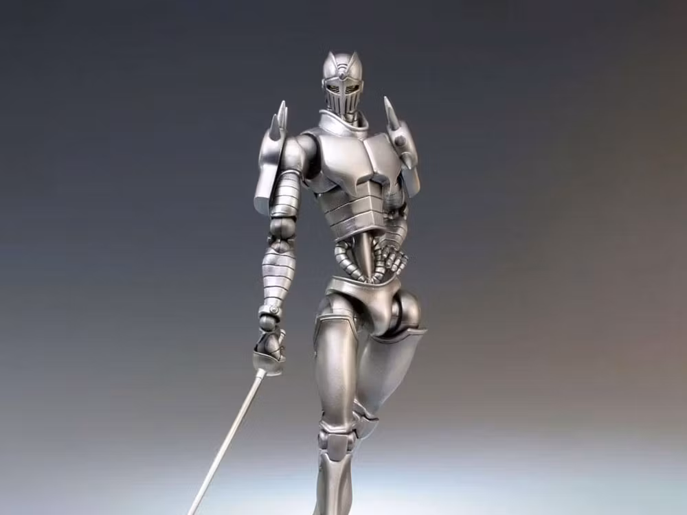 JoJo's Bizarre Adventure: Stardust Crusaders Super Action Statue Silver Chariot Action Figure (2nd Rerelease)