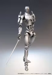 JoJo's Bizarre Adventure: Stardust Crusaders Super Action Statue Silver Chariot Action Figure (2nd Rerelease)