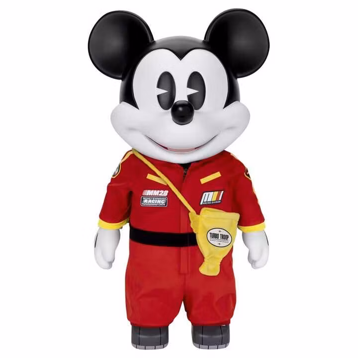 Mickey and Friends Syaking-Bang!! Functional Figurine Race Car Micky Vinyl Piggy Bank