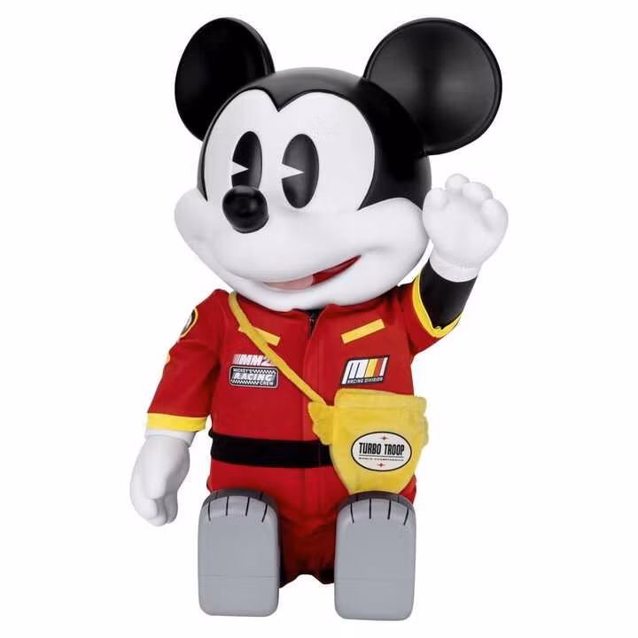 Mickey and Friends Syaking-Bang!! Functional Figurine Race Car Micky Vinyl Piggy Bank