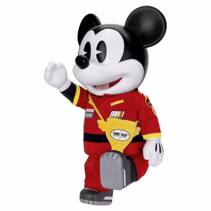 Mickey and Friends Syaking-Bang!! Functional Figurine Race Car Micky Vinyl Piggy Bank