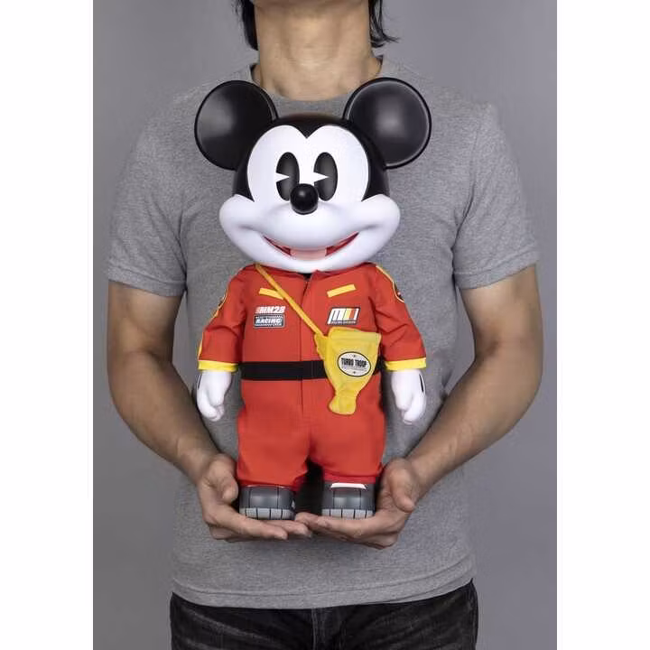 Mickey and Friends Syaking-Bang!! Functional Figurine Race Car Micky Vinyl Piggy Bank