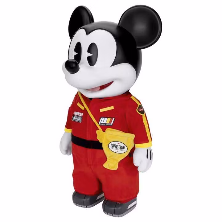 Mickey and Friends Syaking-Bang!! Functional Figurine Race Car Micky Vinyl Piggy Bank