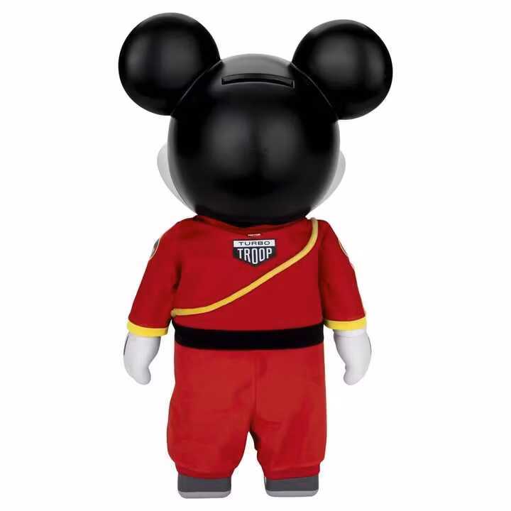 Mickey and Friends Syaking-Bang!! Functional Figurine Race Car Micky Vinyl Piggy Bank