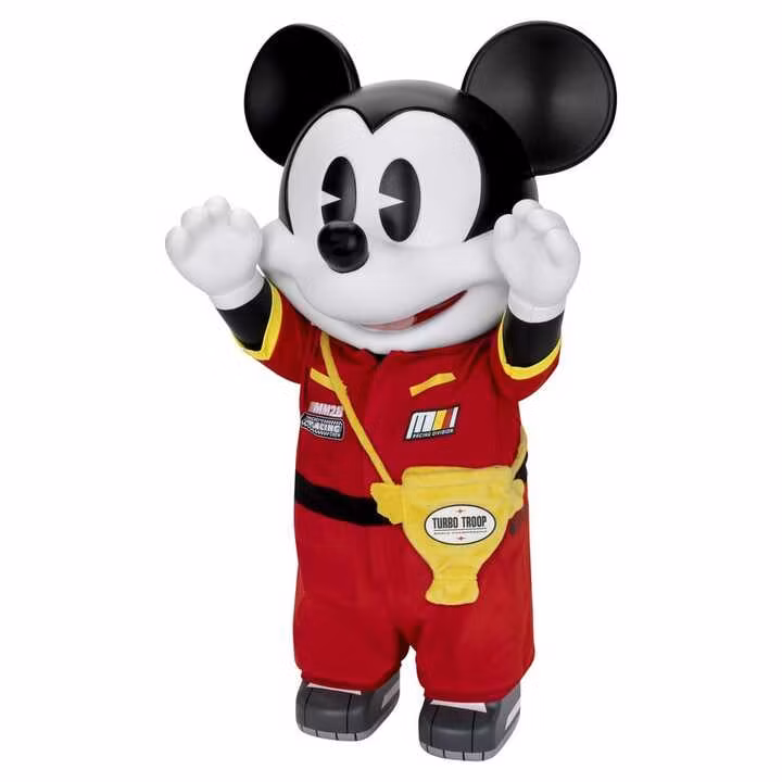 Mickey and Friends Syaking-Bang!! Functional Figurine Race Car Micky Vinyl Piggy Bank