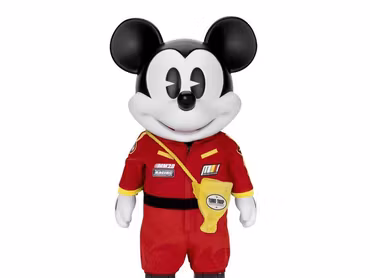 Mickey and Friends Syaking-Bang!! Functional Figurine Race Car Micky Vinyl Piggy Bank