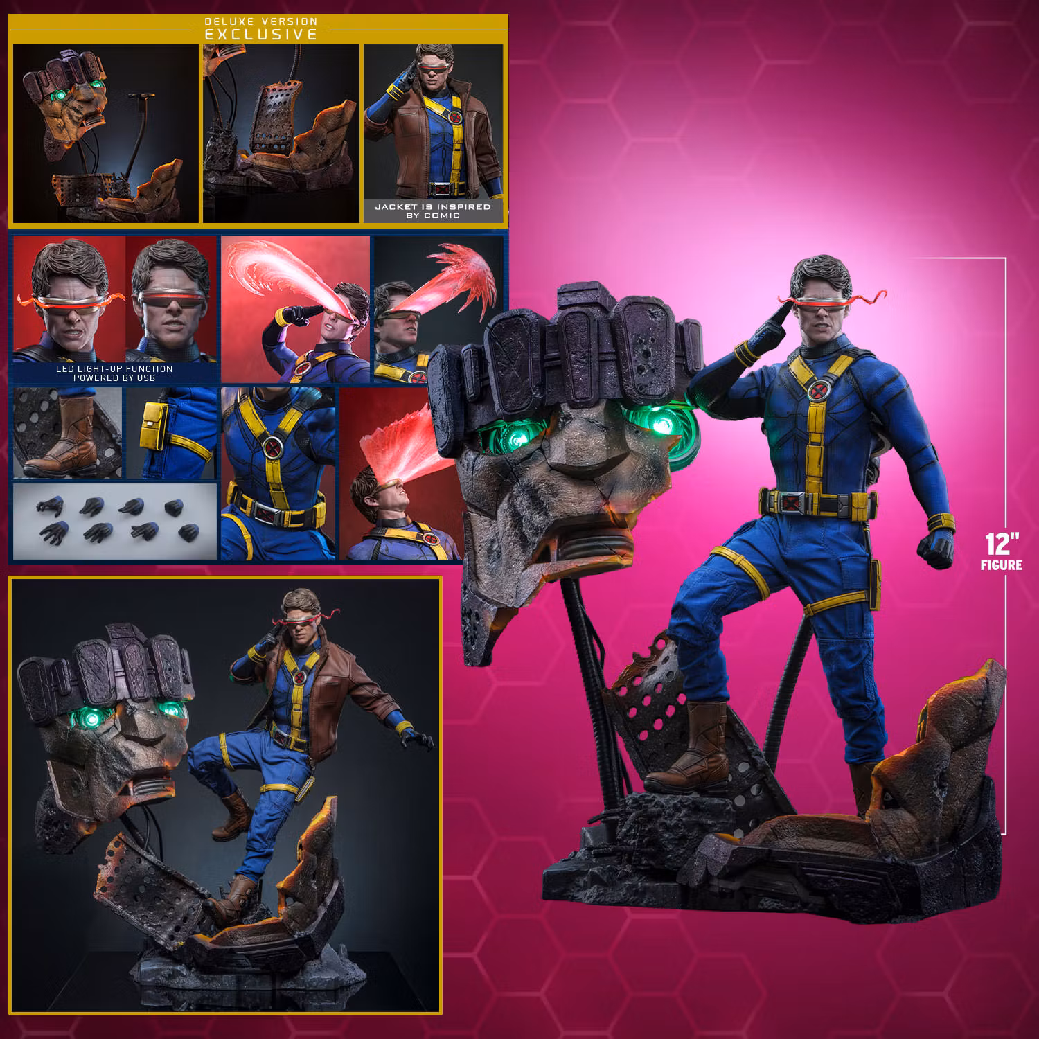 Avengers: Doomsday MMS909 Cyclops (Deluxe Ver.) 1/6th Scale Collectible Figure