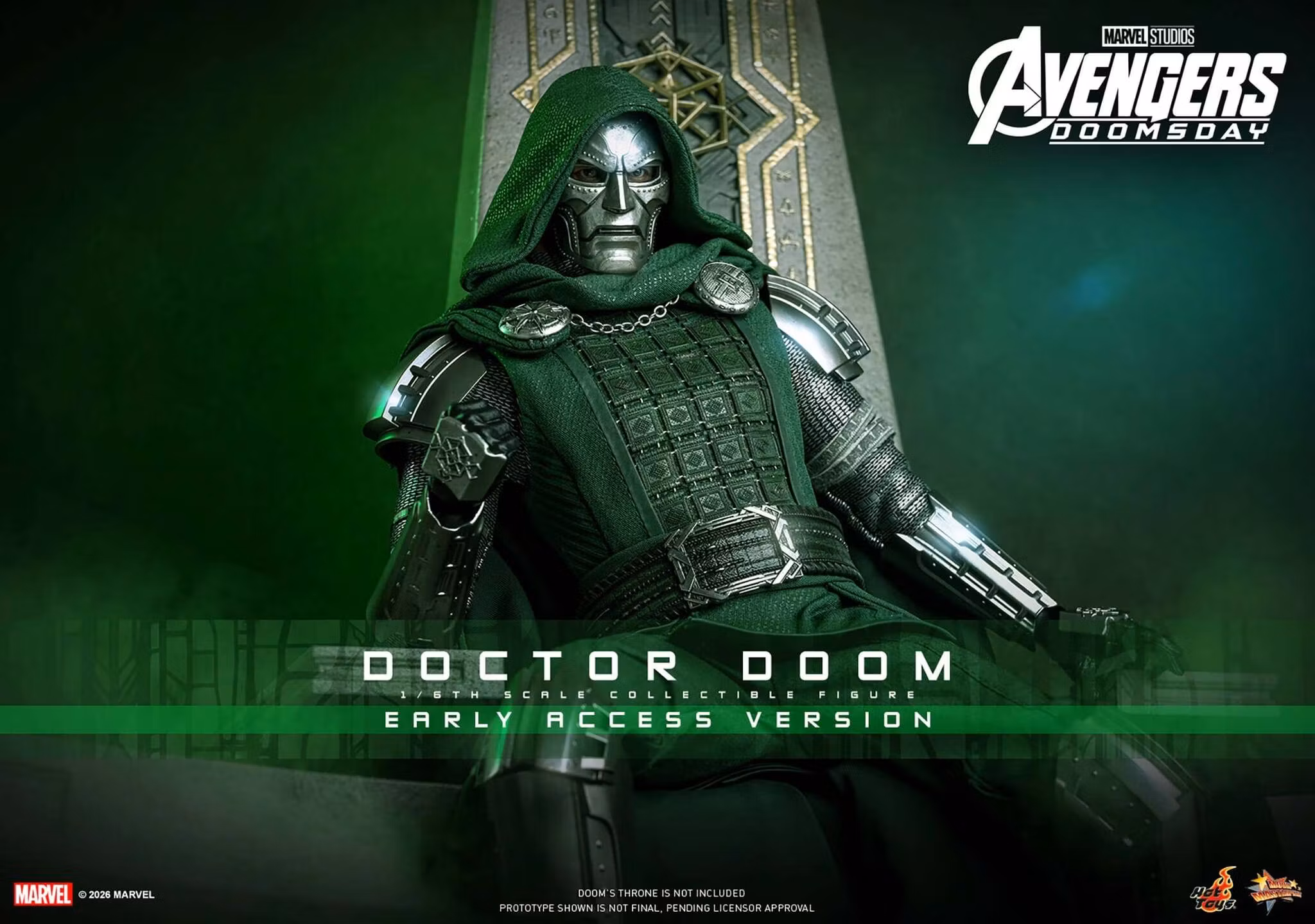 Avengers: Doomsday MMS906 Doctor Doom 1/6th Scale Collectible Figure