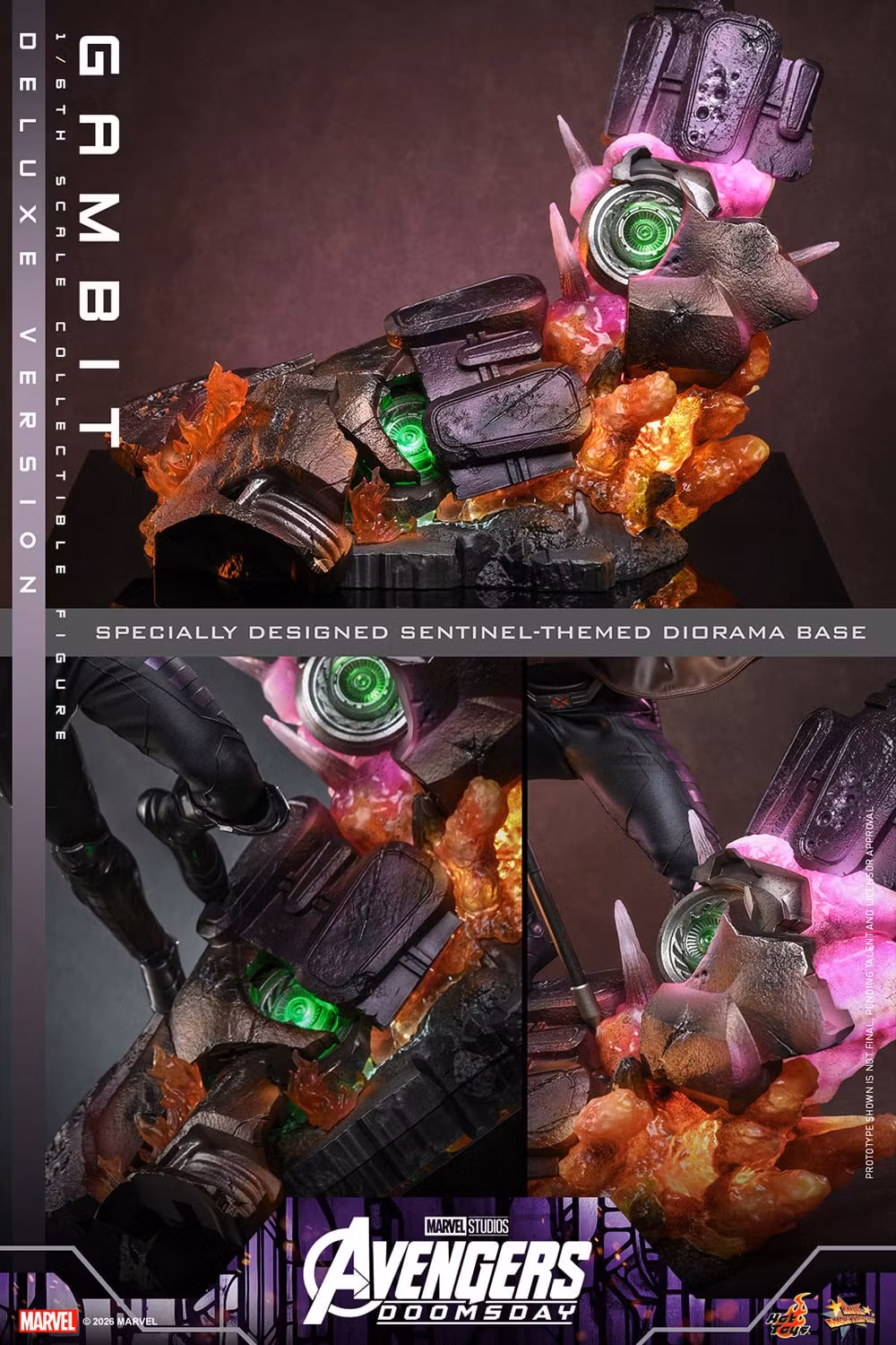 Avengers: Doomsday MMS911 Gambit (Deluxe Ver.) 1/6th Scale Collectible Figure