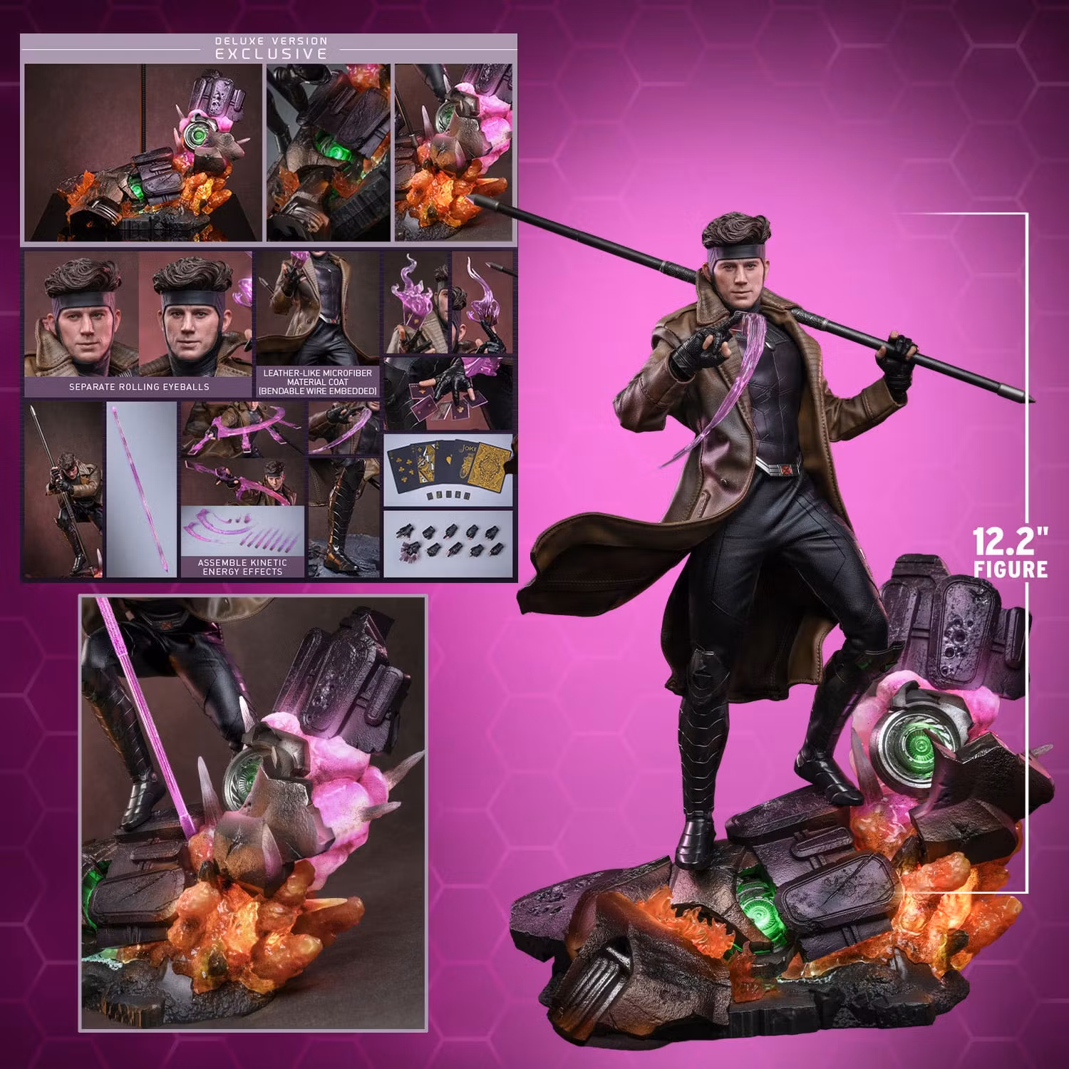 Avengers: Doomsday MMS911 Gambit (Deluxe Ver.) 1/6th Scale Collectible Figure