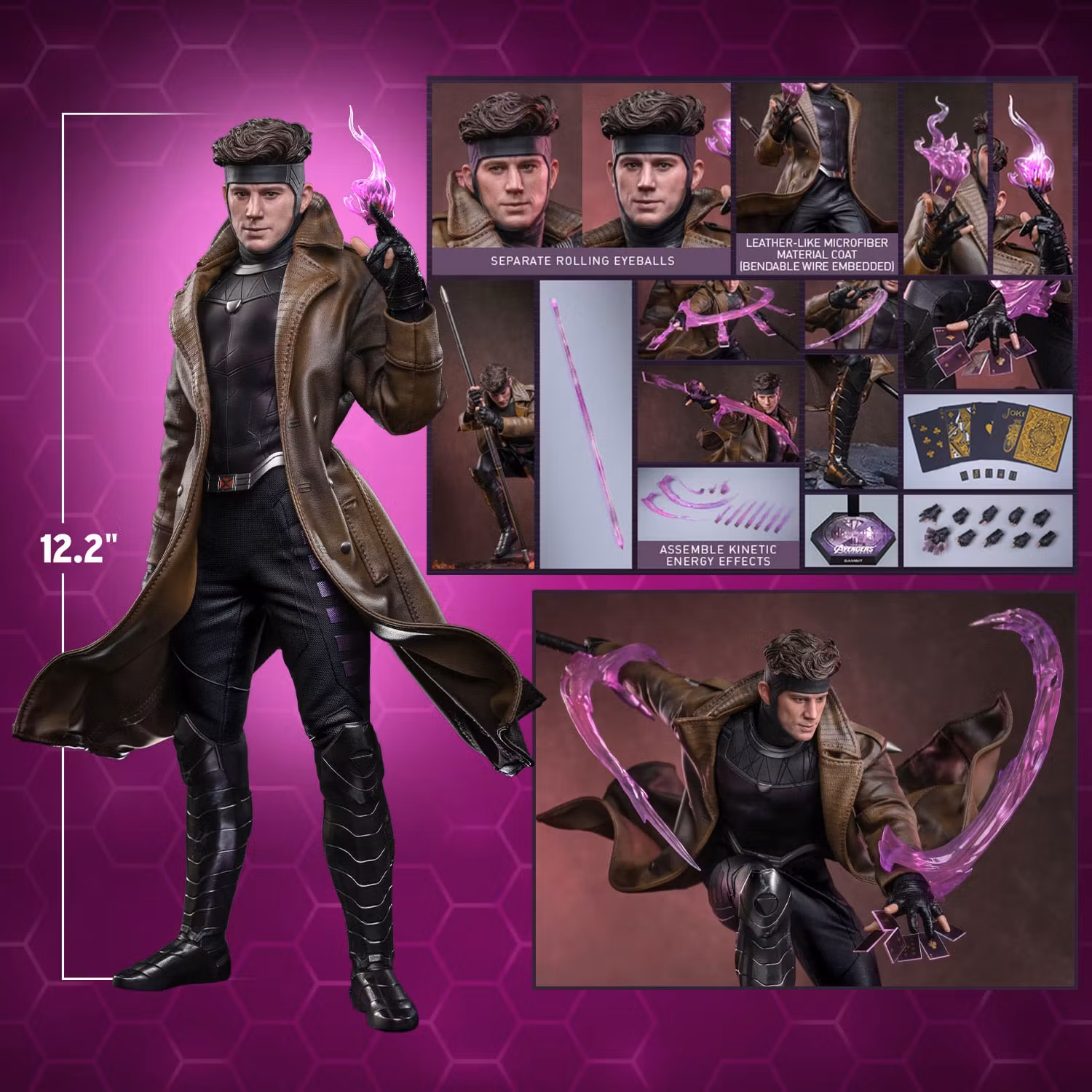 Avengers: Doomsday MMS910 Gambit 1/6th Scale Collectible Figure