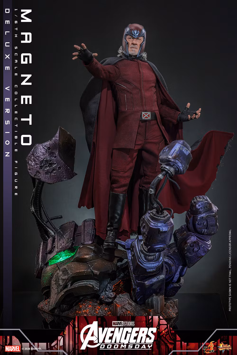 Avengers: Doomsday MMS913 Magneto (Deluxe Ver.) 1/6th Scale Collectible Figure