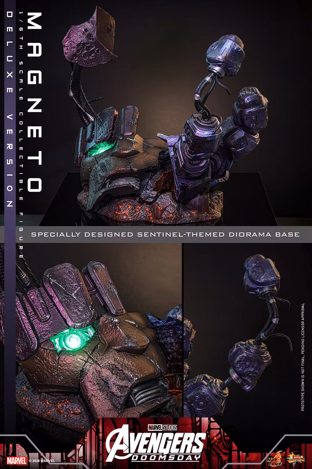 Avengers: Doomsday MMS913 Magneto (Deluxe Ver.) 1/6th Scale Collectible Figure