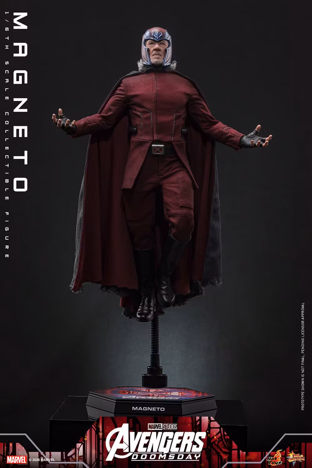 Avengers: Doomsday MMS912 Magneto 1/6th Scale Collectible Figure