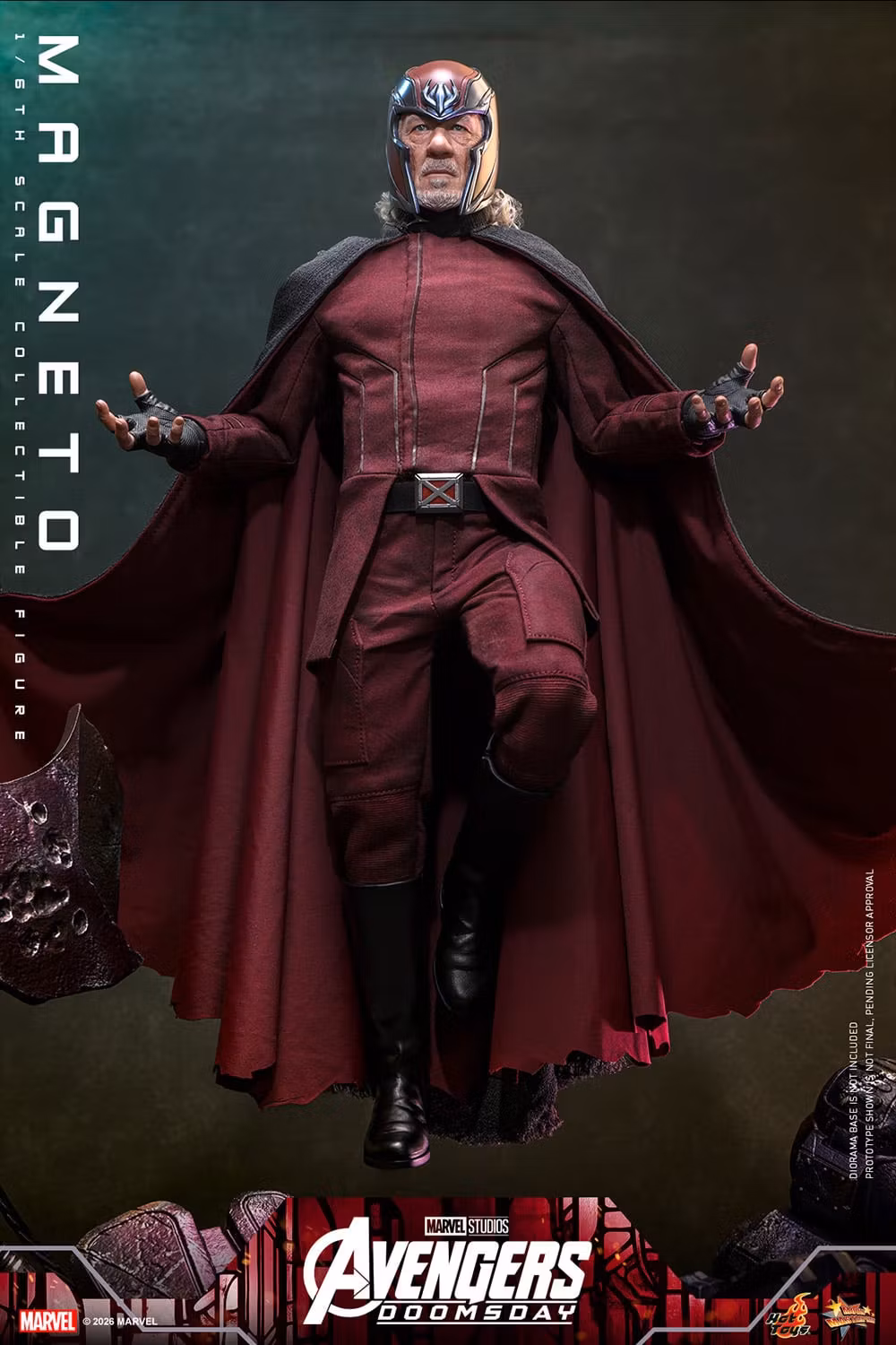 Avengers: Doomsday MMS912 Magneto 1/6th Scale Collectible Figure