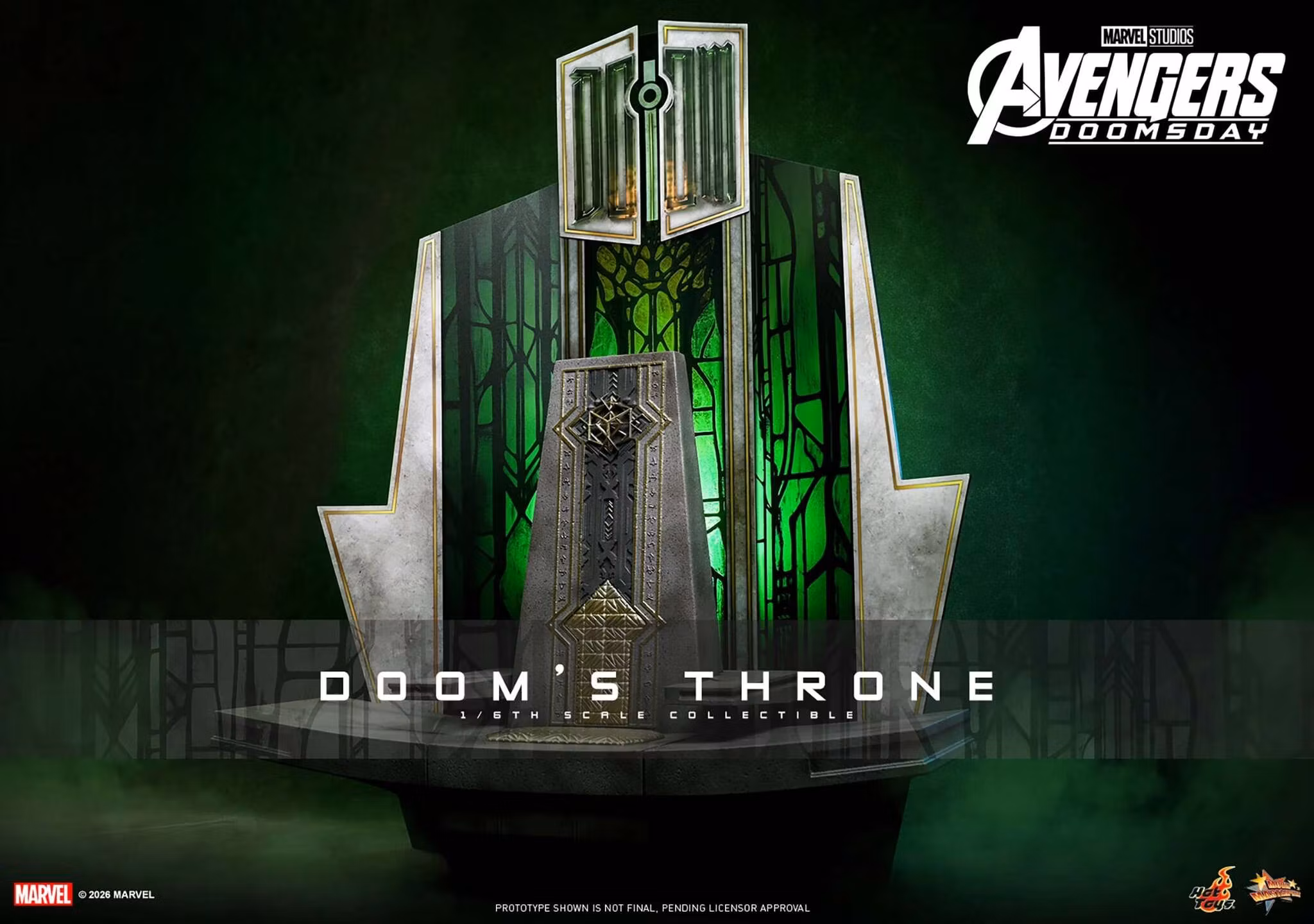 Avengers: Doomsday ACS016 Doom's Throne 1/6th Scale Collectible Accessory