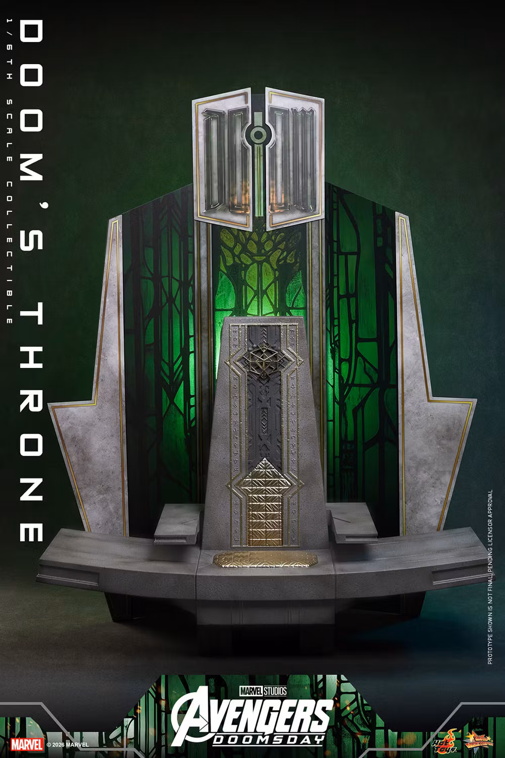 Avengers: Doomsday ACS016 Doom's Throne 1/6th Scale Collectible Accessory
