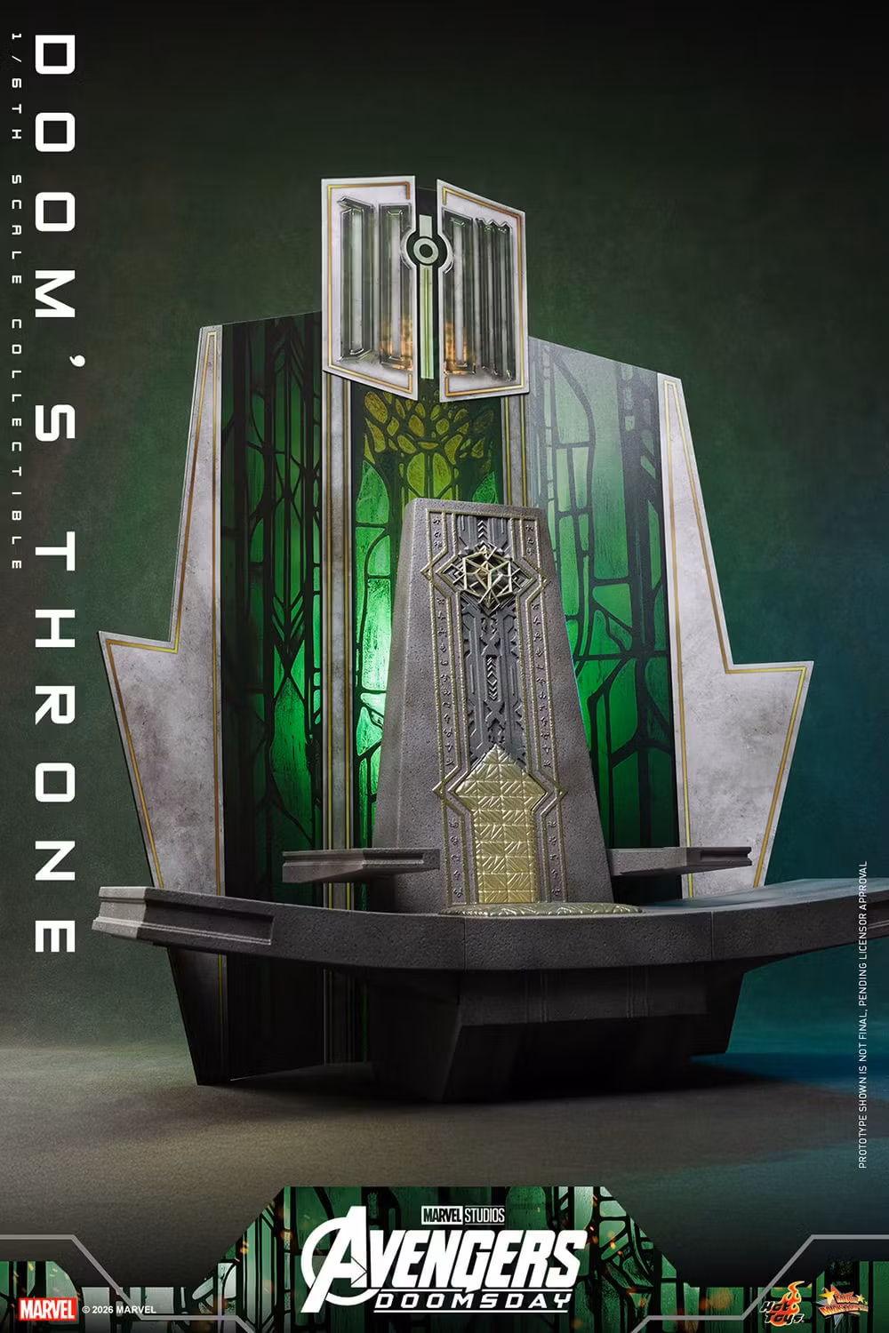 Avengers: Doomsday ACS016 Doom's Throne 1/6th Scale Collectible Accessory