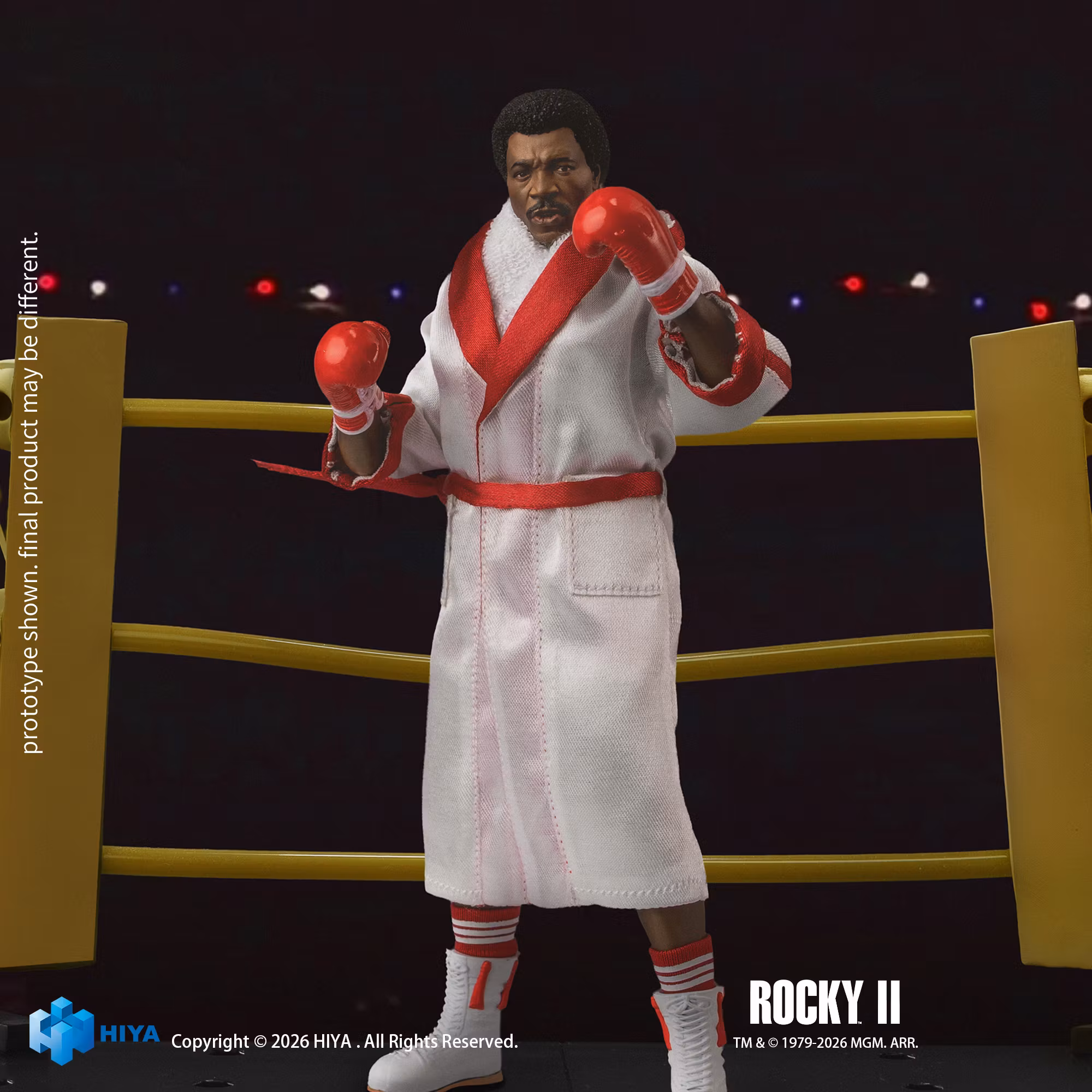 Rocky II Exquisite Super Series Apollo Creed 1/12 Scale Action Figure