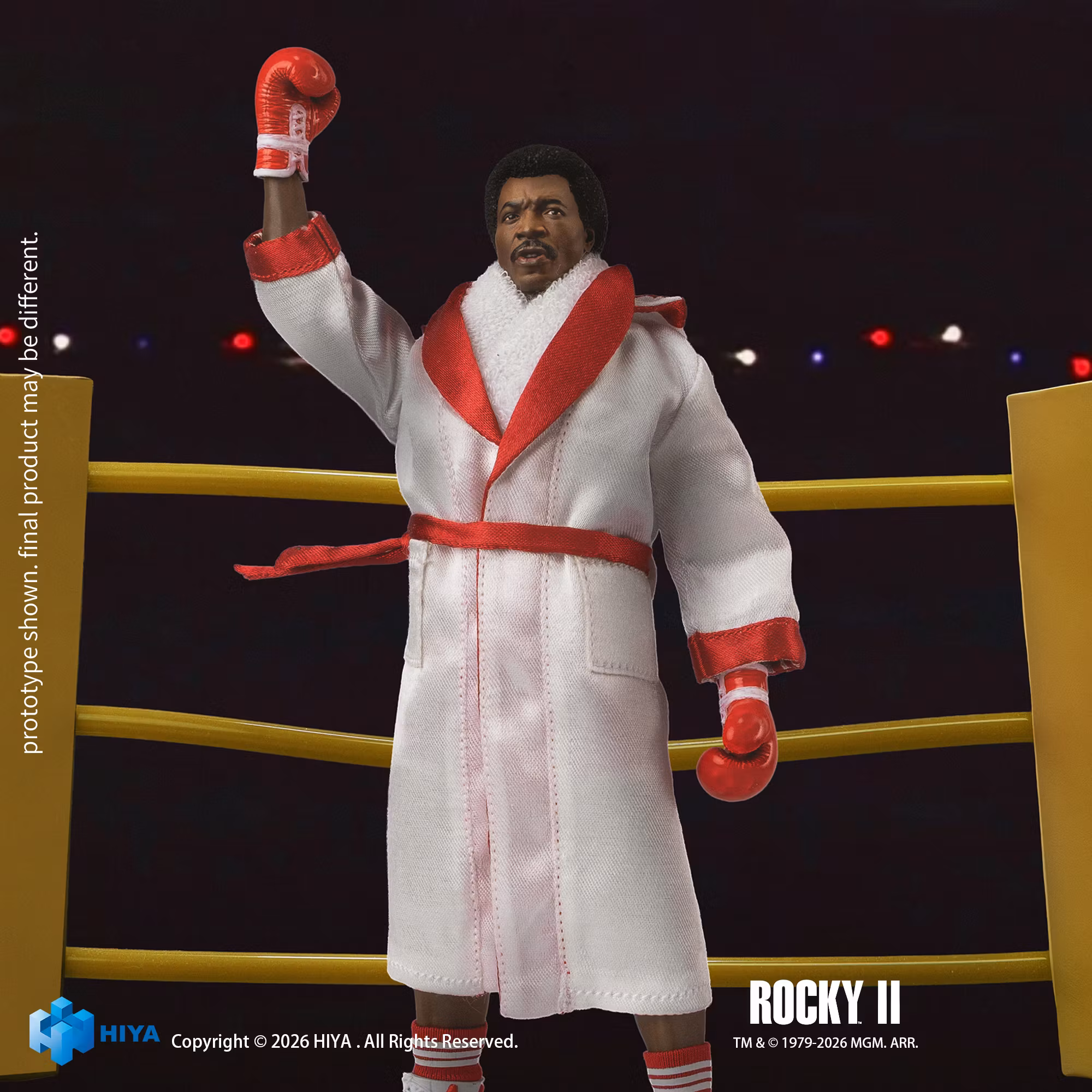 Rocky II Exquisite Super Series Apollo Creed 1/12 Scale Action Figure