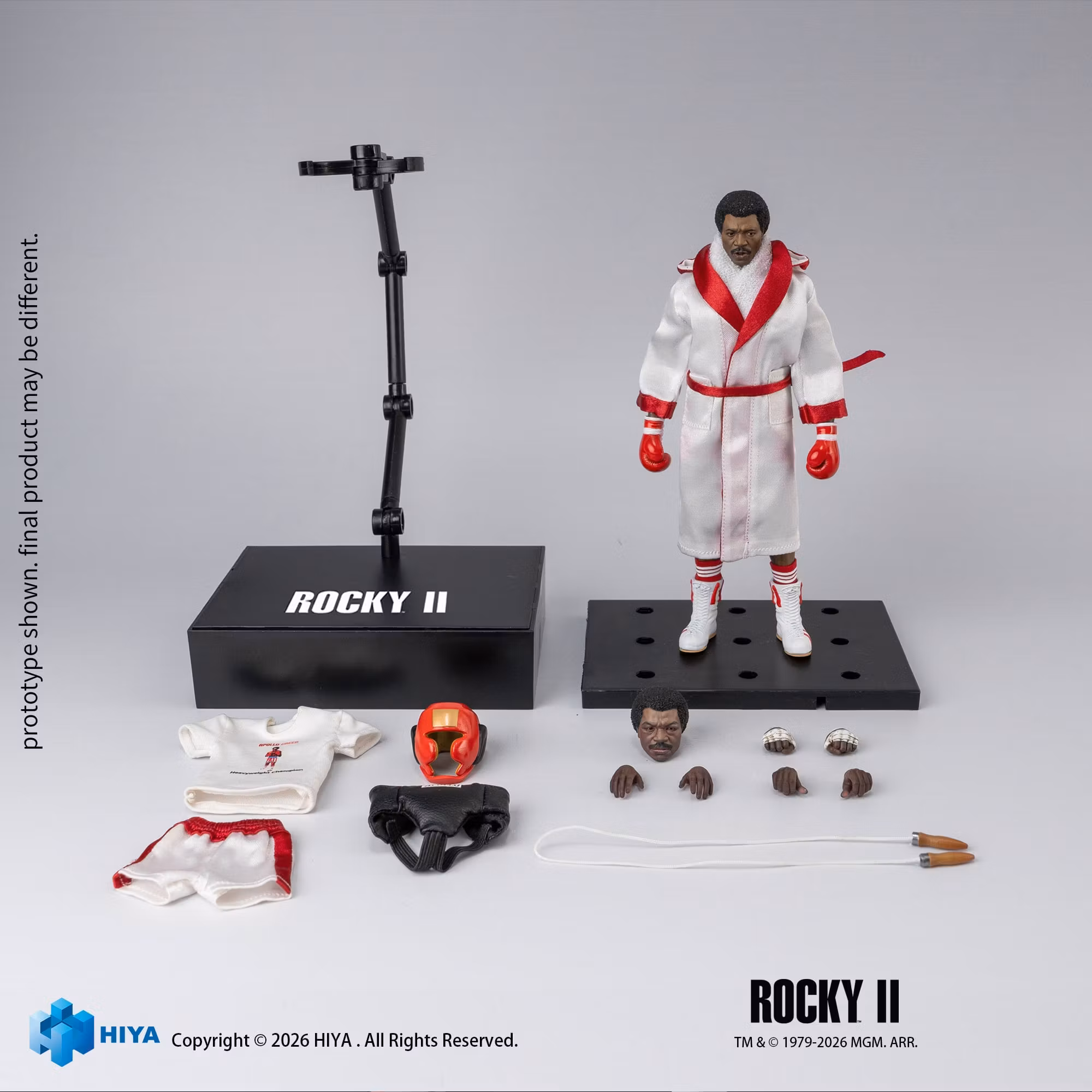 Rocky II Exquisite Super Series Apollo Creed 1/12 Scale Action Figure