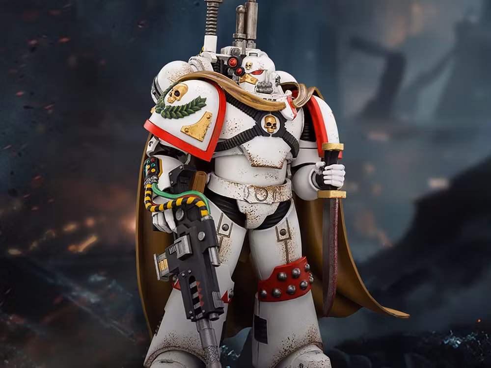 Warhammer: The Horus Heresy White Scars Legion Vigilator with Nemesis Rifle and Bolt Pistol 1/18 Scale Action Figure