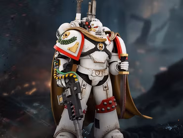 Warhammer: The Horus Heresy White Scars Legion Vigilator with Nemesis Rifle and Bolt Pistol 1/18 Scale Action Figure