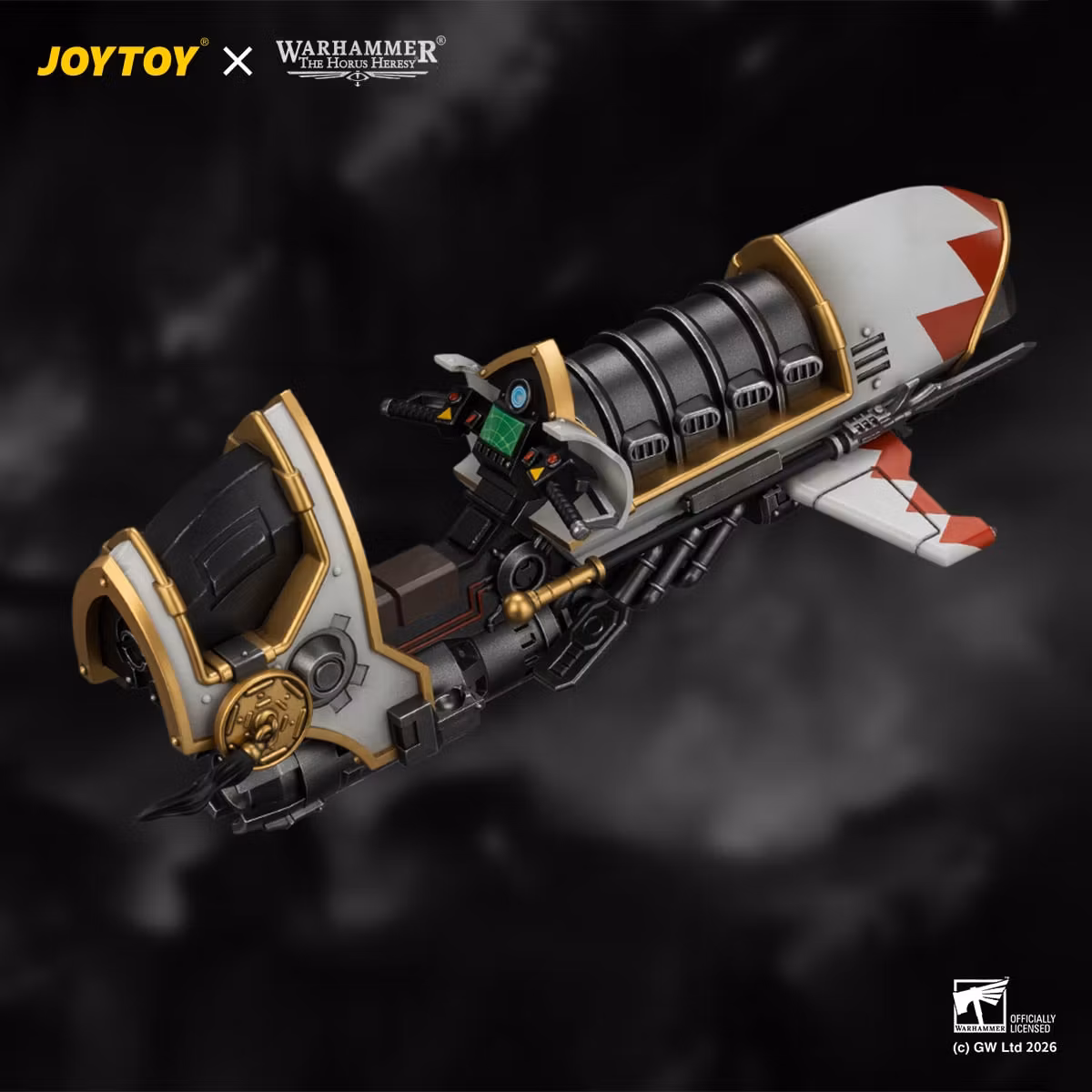 Warhammer: The Horus Heresy White Scars Legion Shamshir Jetbike with Kontos power lance 1/18 Scale Vehicle