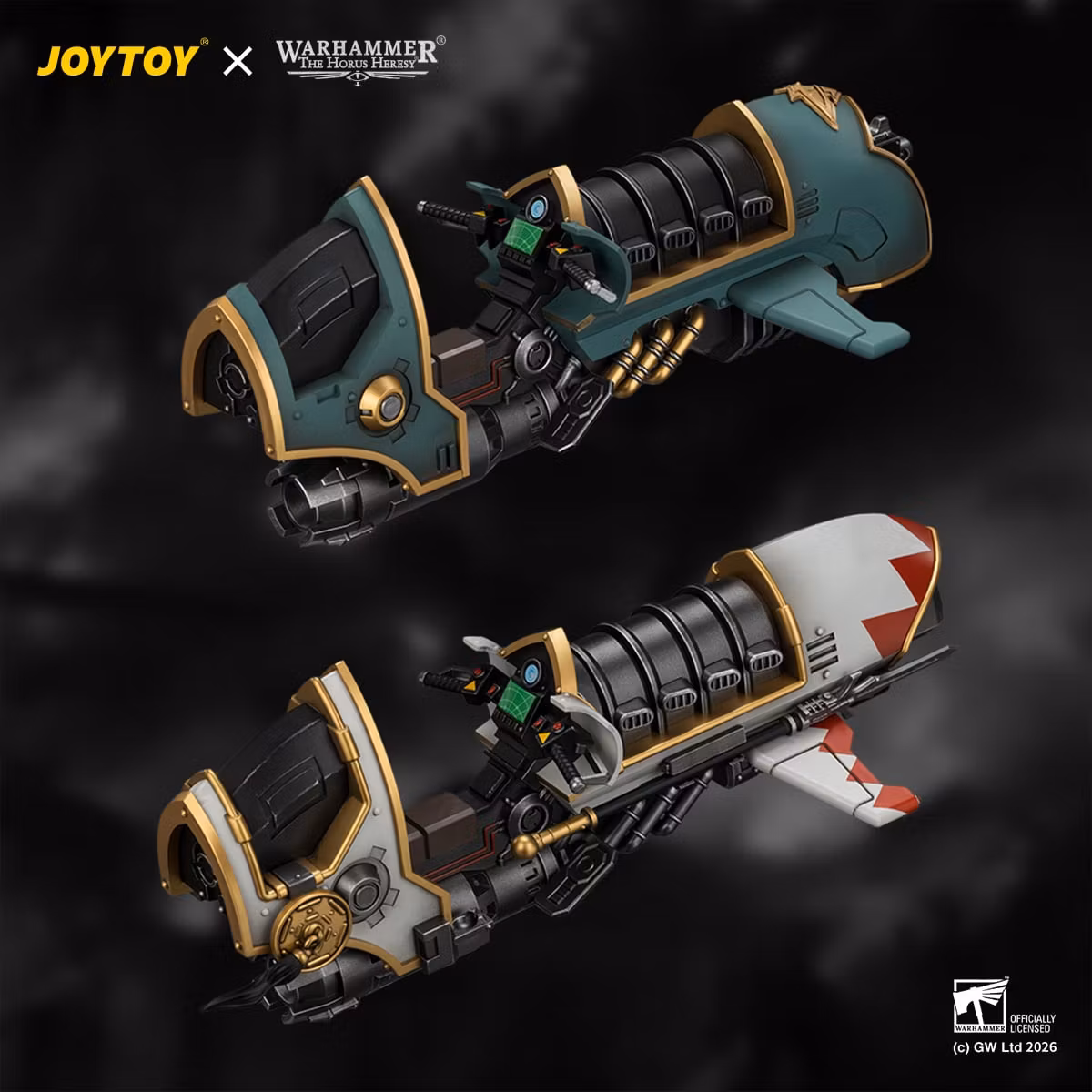 Warhammer: The Horus Heresy White Scars Legion Shamshir Jetbike with Kontos power lance 1/18 Scale Vehicle