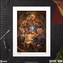 Baldur's Gate III Fine Art Print The Elfsong Tavern