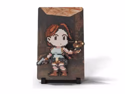 Tomb Raider FiGGYZ Lara Croft Holding Scion
