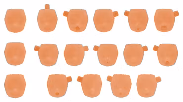 Megami Device M.S.G. Plastic Model Kit 1/1 10 Face Set Puni Mofu 01 Skin Color E