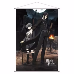 Black Butler: Emerald Witch Arc Wallscroll Sebastian & Ciel