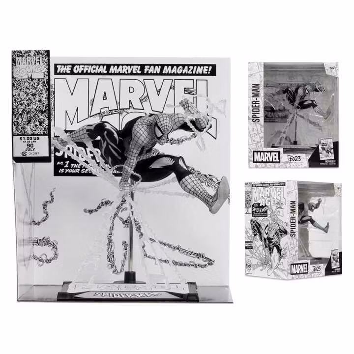 Marvel PVC Statue 1/10 Spider-Man (Marvel Age #90) (Line Art)