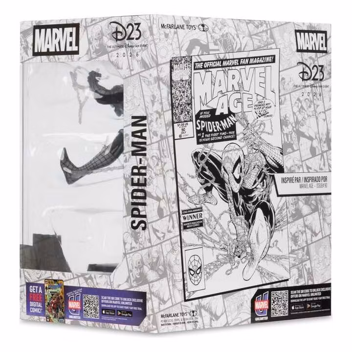 Marvel PVC Statue 1/10 Spider-Man (Marvel Age #90) (Line Art)