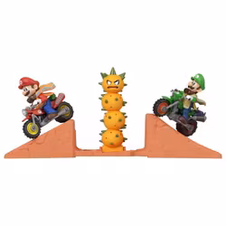 The Super Mario Galaxy Movie Hot Wheels Playset Mario & Luigi Desert Jump
