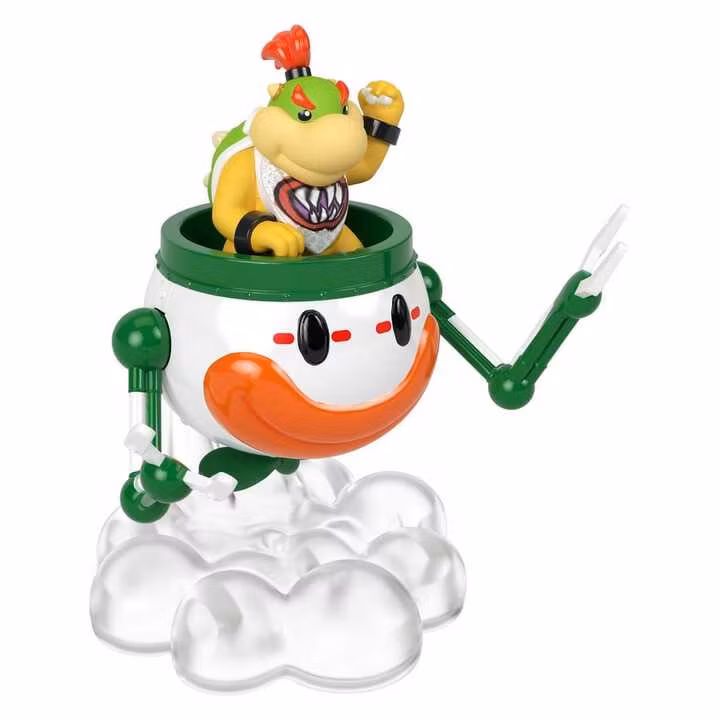 Super Mario Hot Wheels Die-Cast Vehicles 2-Pack 1/64 Mario & Bowser Jr.