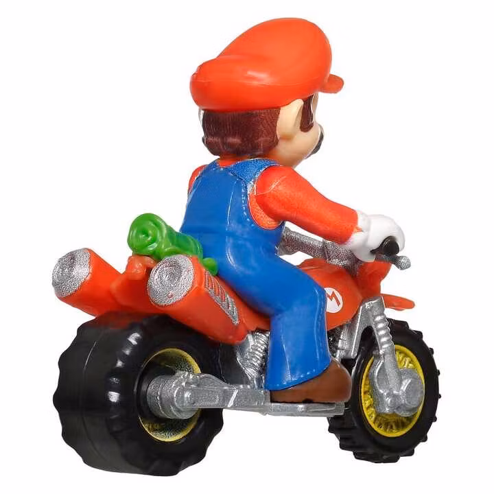Super Mario Hot Wheels Die-Cast Vehicles 2-Pack 1/64 Mario & Bowser Jr.