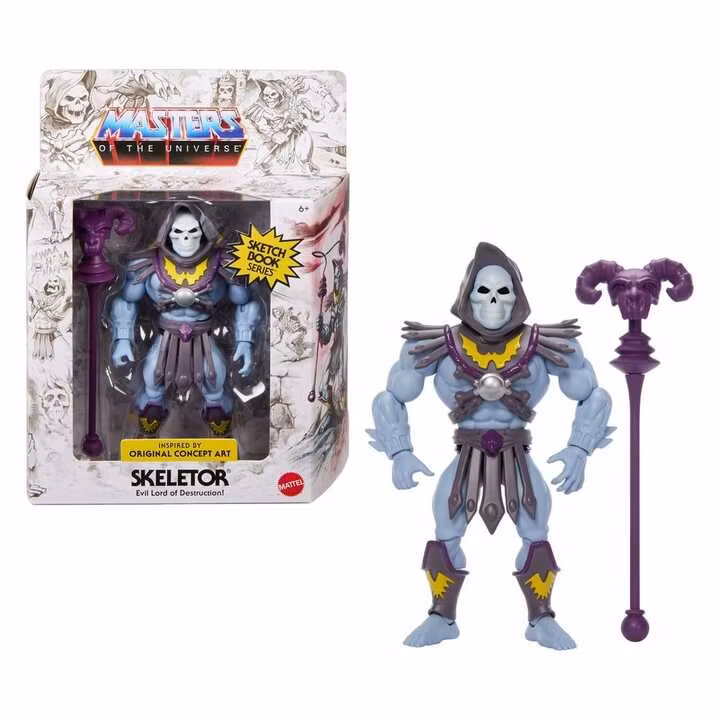 Masters of the Universe Origins Action Figure Sketchbook Series: Skeletor