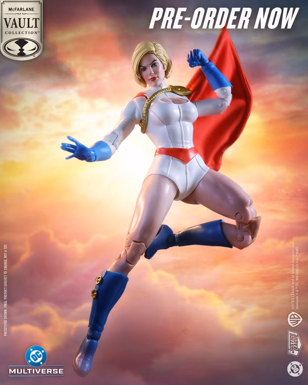 Power Girl: Reborn DC Multiverse McFarlane Vault Collection Power Girl Action Figure