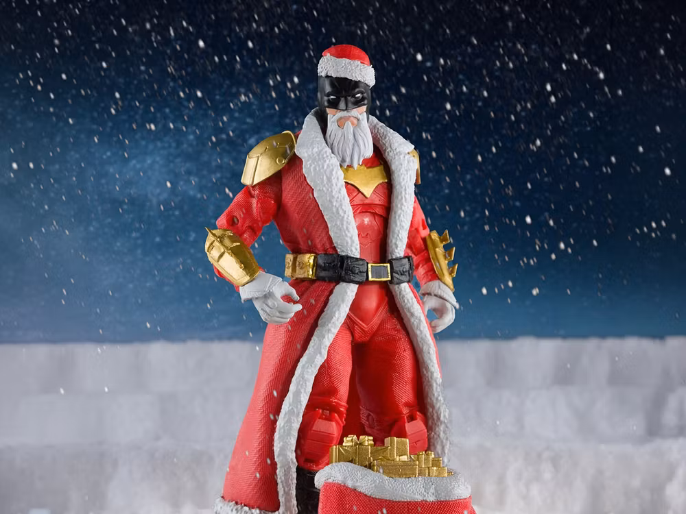 DC Multiverse McFarlane Vault Collection Batman (Red Santa Suit) Action Figure