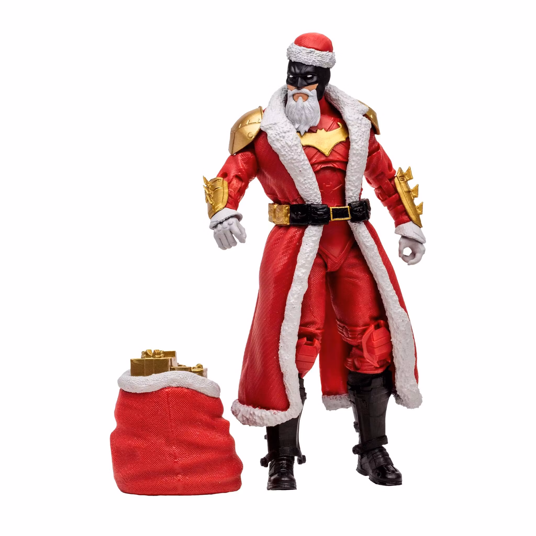 DC Multiverse McFarlane Vault Collection Batman (Red Santa Suit) Action Figure