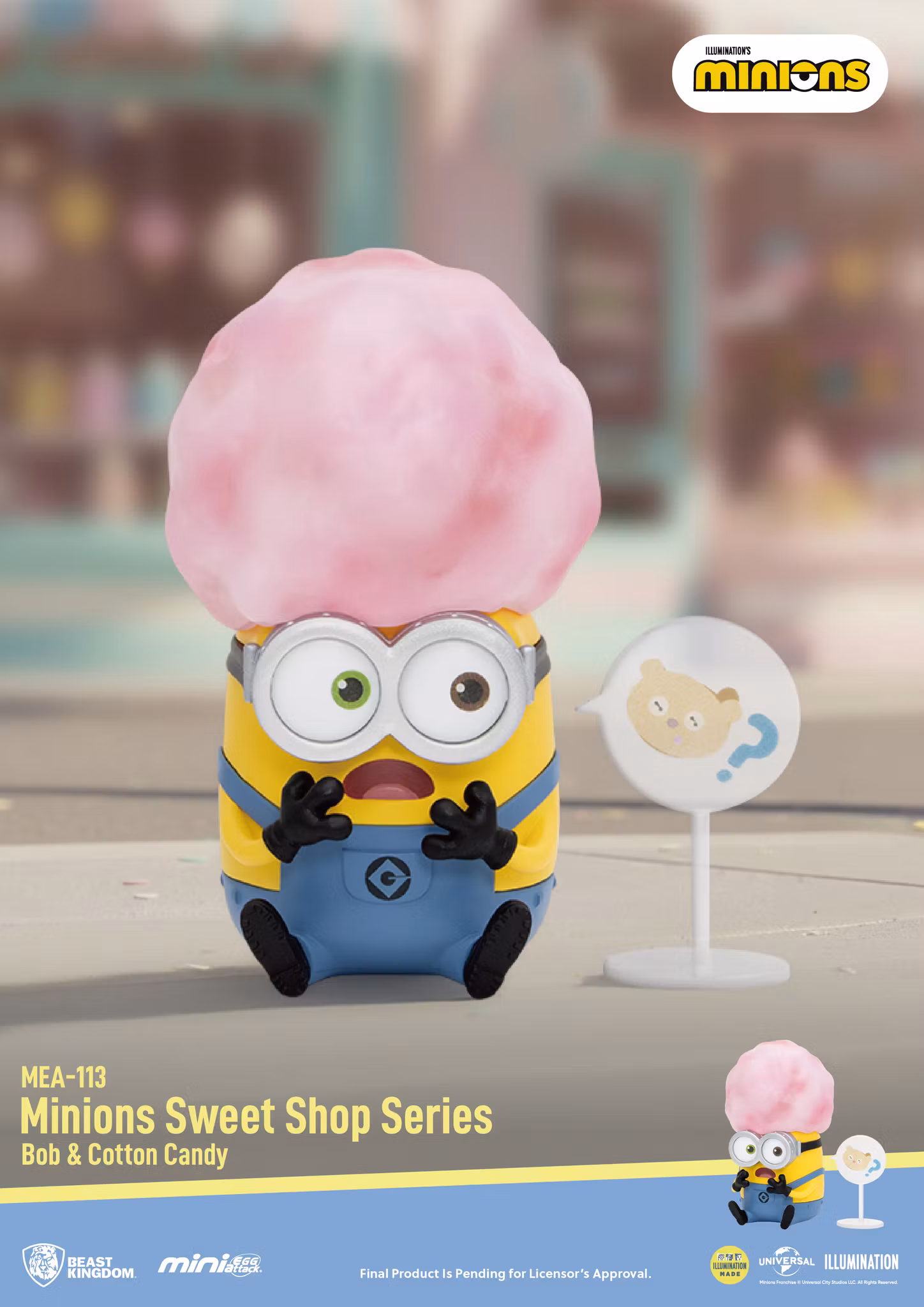 Minions Mini Egg Attack MEA-113 Minions Sweet Shop Series Box of 6 Random Figures