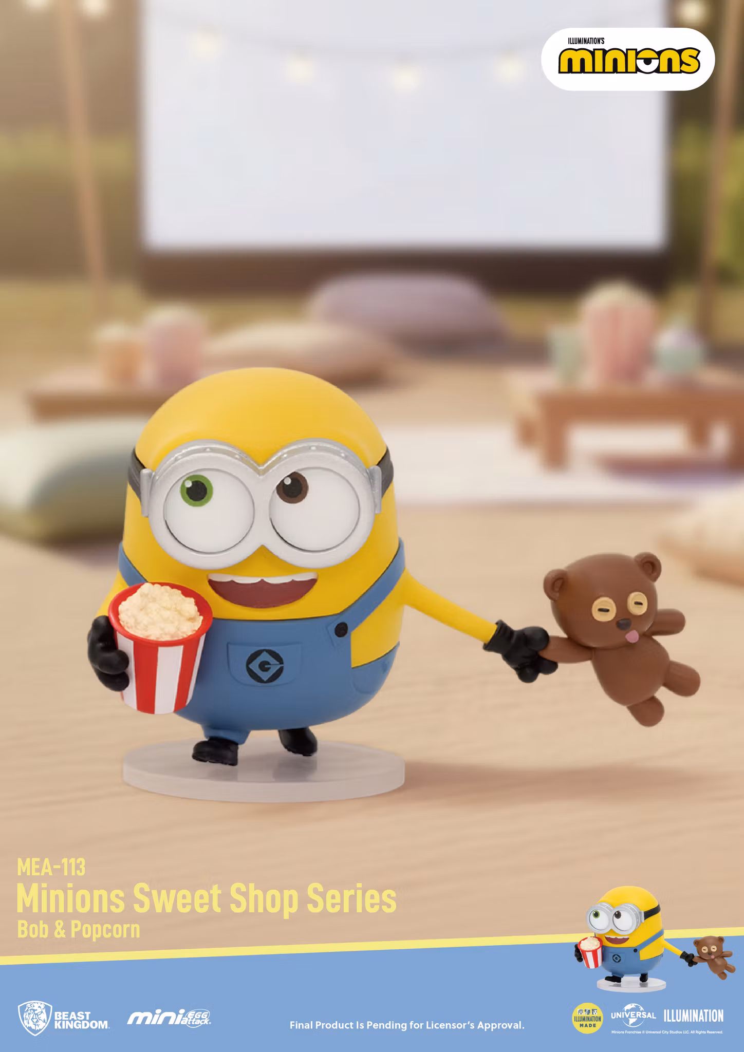 Minions Mini Egg Attack MEA-113 Minions Sweet Shop Series Box of 6 Random Figures
