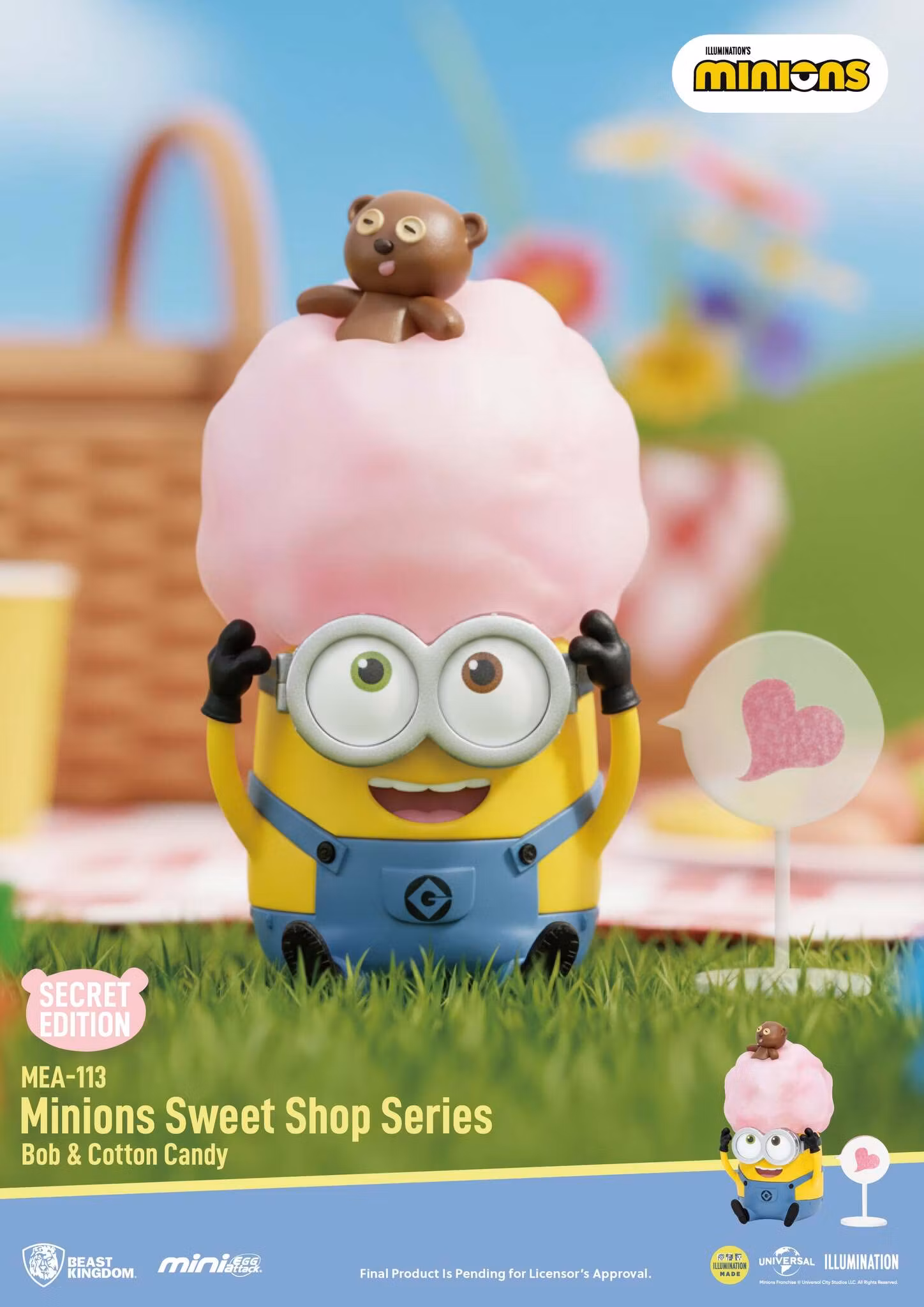 Minions Mini Egg Attack MEA-113 Minions Sweet Shop Series Box of 6 Random Figures