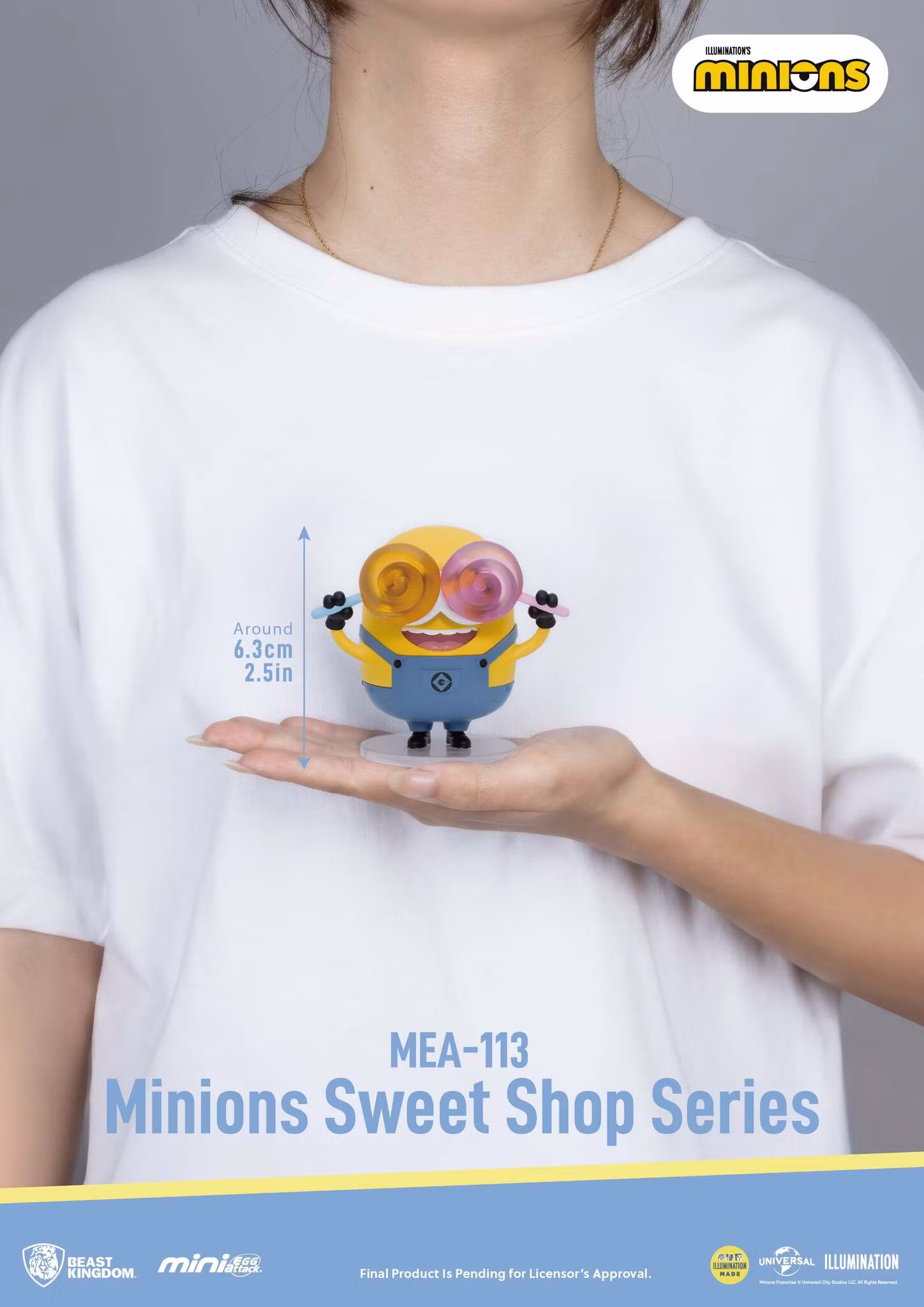 Minions Mini Egg Attack MEA-113 Minions Sweet Shop Series Box of 6 Random Figures